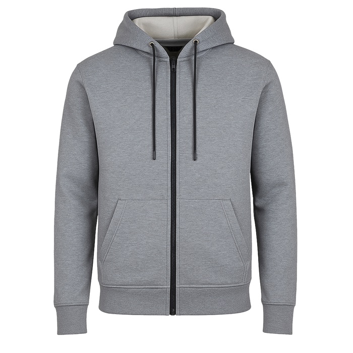Men’s Fleece-Lined Full-Zip Hoodie (S-3XL)